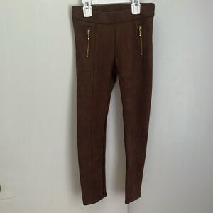 Janie and Jack Brown Kids Leggings